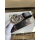 Gucci GG belt with Double G buckle 35mm Mickey High