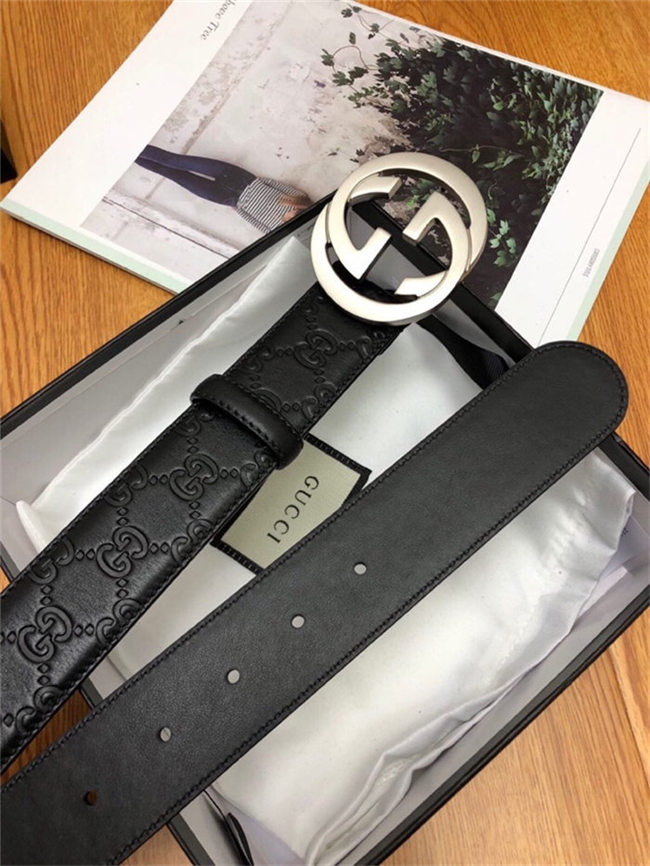 Gucci Signature belt with G buckle 38mm High