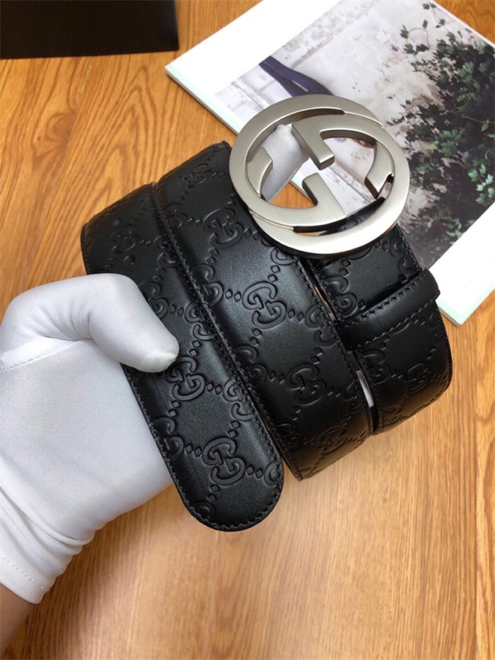 Gucci Signature belt with G buckle 38mm High