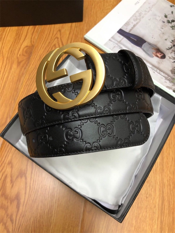 Gucci Signature belt with G buckle 38mm High