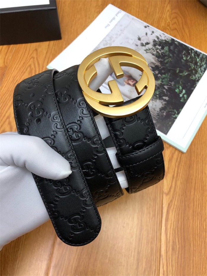 Gucci Signature belt with G buckle 38mm High