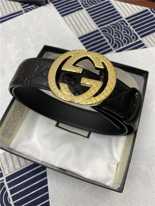 Gucci Signature belt with G buckle 38mm High