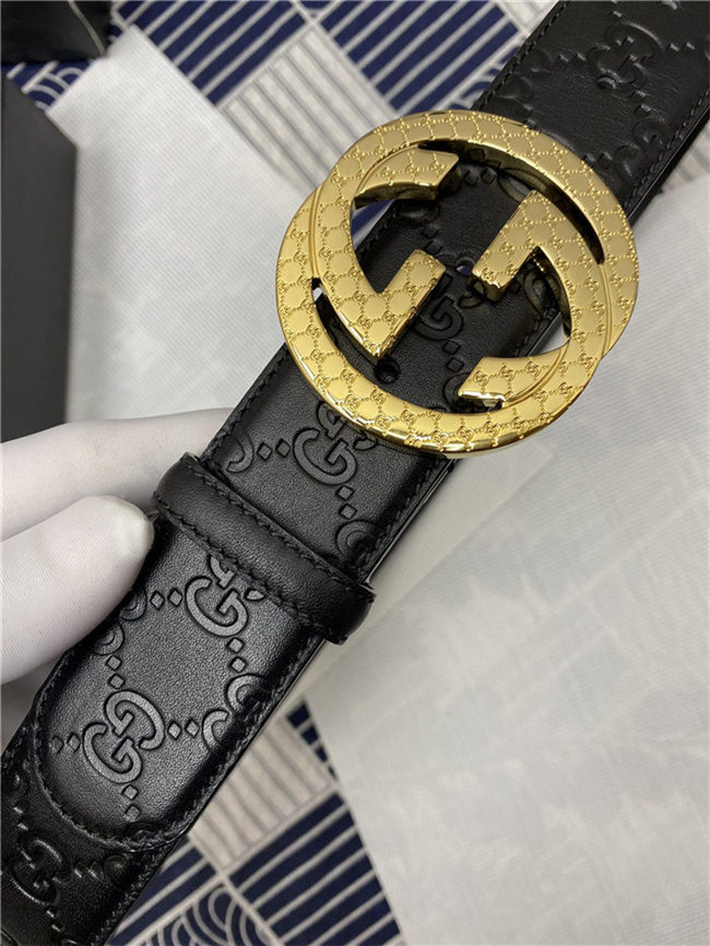 Gucci Signature belt with G buckle 38mm High