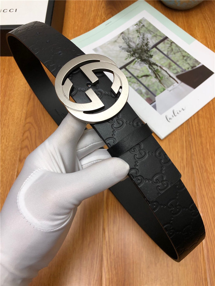 Gucci Signature belt with G buckle 38mm High