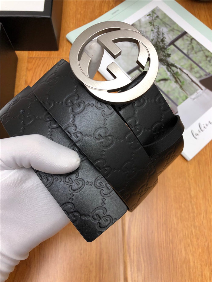 Gucci Signature belt with G buckle 38mm High