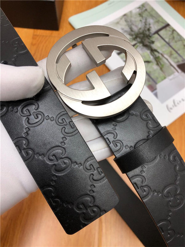 Gucci Signature belt with G buckle 38mm High