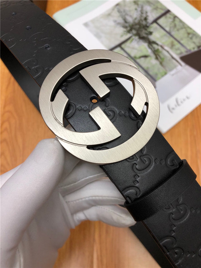 Gucci Signature belt with G buckle 38mm High