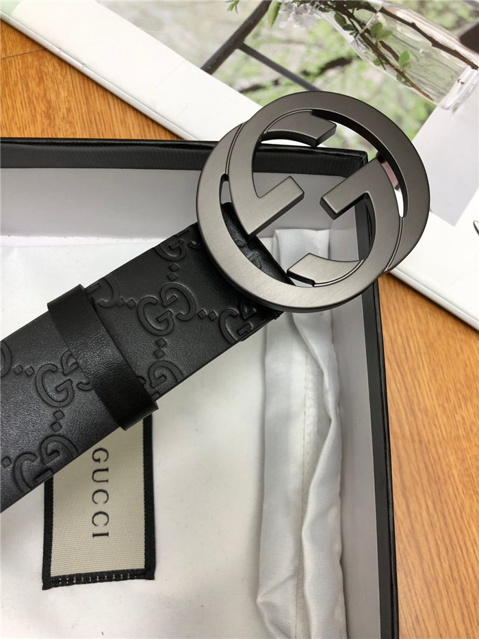 Gucci Signature belt with G buckle 38mm High