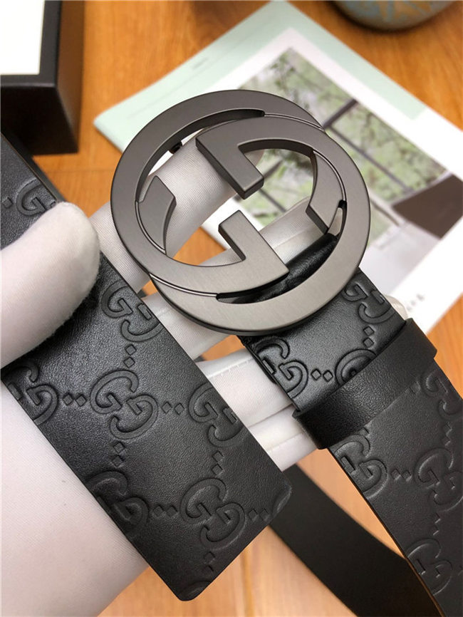 Gucci Signature belt with G buckle 38mm High