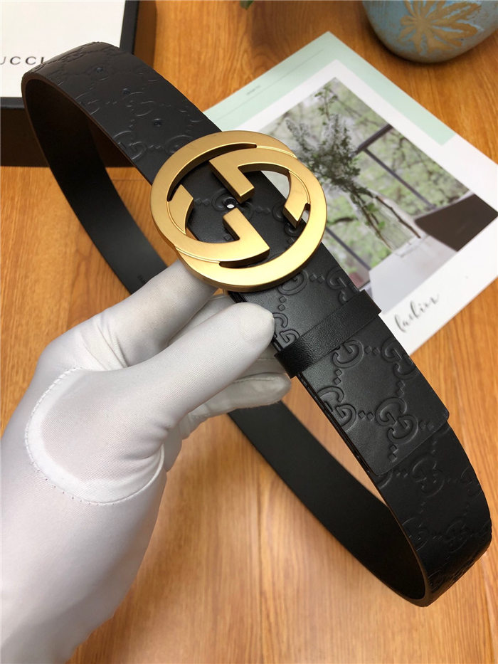 Gucci Signature belt with G buckle 38mm High