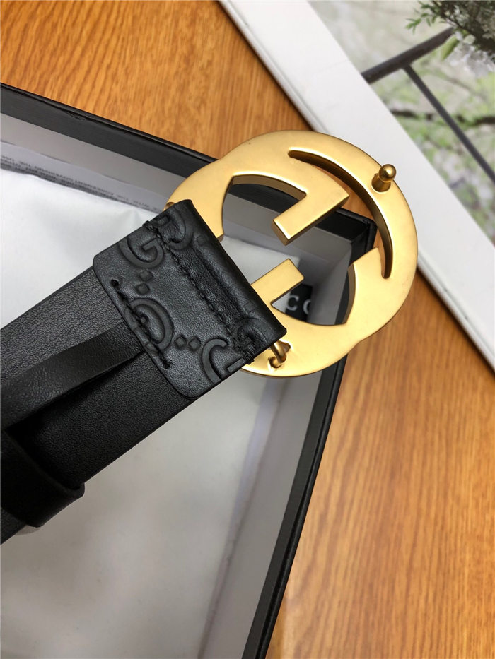 Gucci Signature belt with G buckle 38mm High