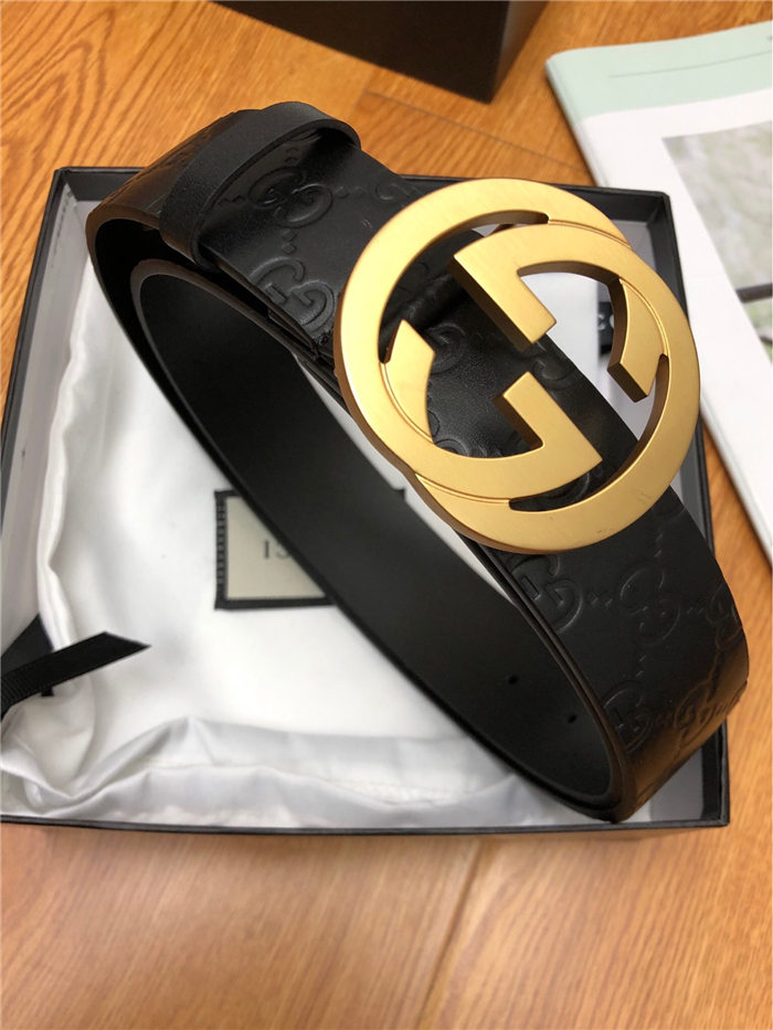 Gucci Signature belt with G buckle 38mm High