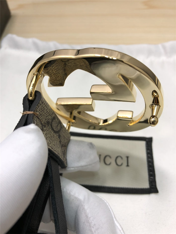 Gucci GG Supreme belt with G buckle 38mm High