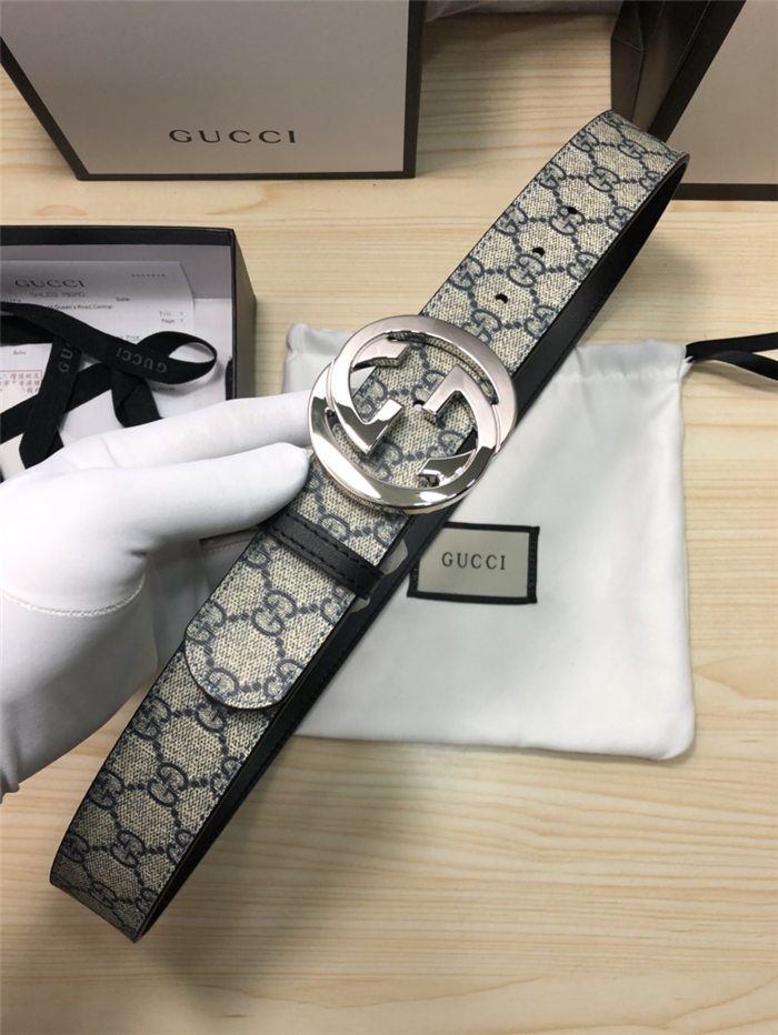 Gucci GG Supreme belt with G buckle 38mm High