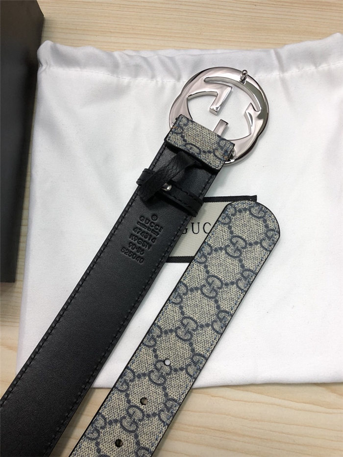 Gucci GG Supreme belt with G buckle 38mm High