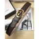 Gucci Signature belt with G buckle 38mm Gold High