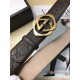 Gucci Signature belt with G buckle 38mm Gold High