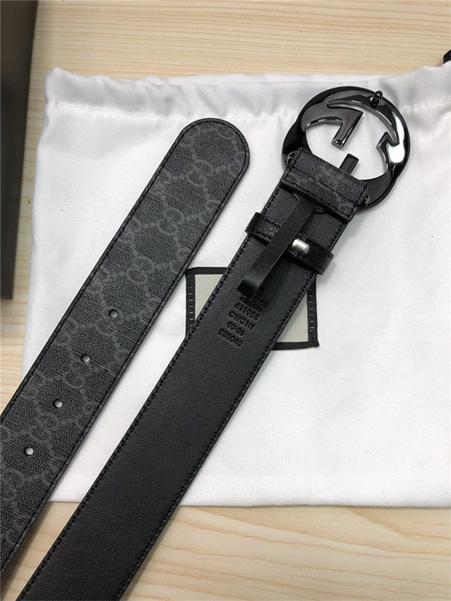 Gucci GG Supreme belt with G buckle 38mm High