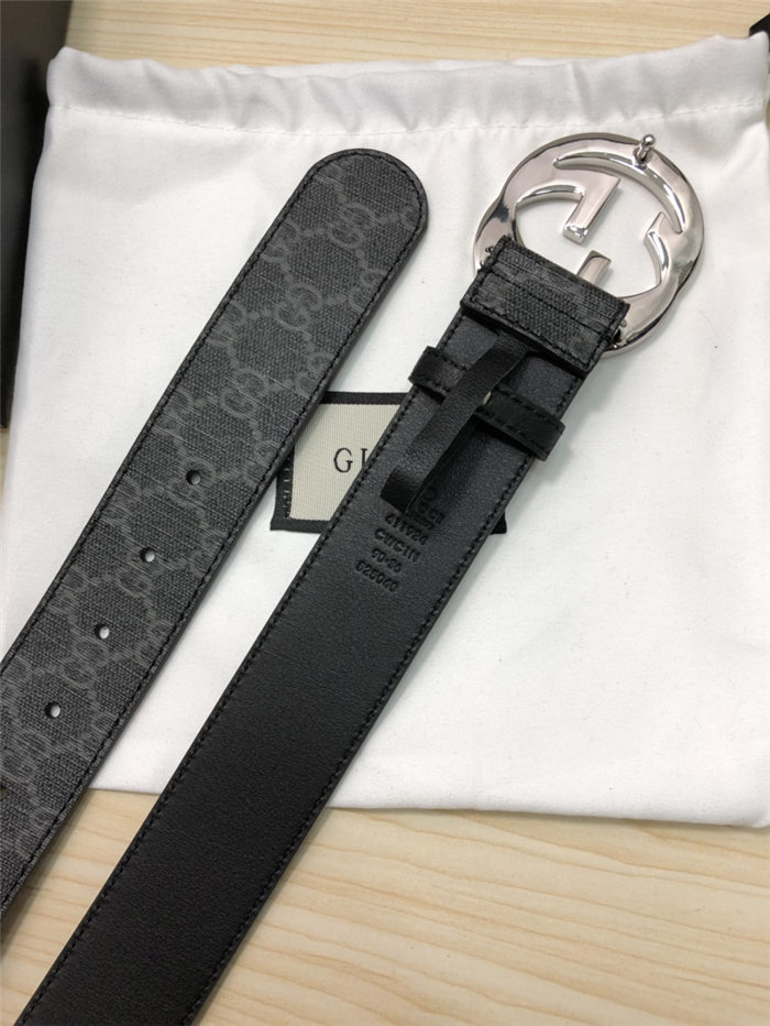 Gucci GG Supreme belt with G buckle 38mm High