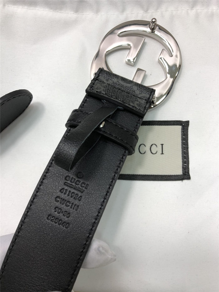 Gucci GG Supreme belt with G buckle 38mm High