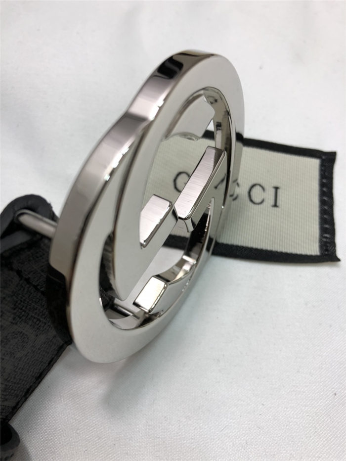 Gucci GG Supreme belt with G buckle 38mm High