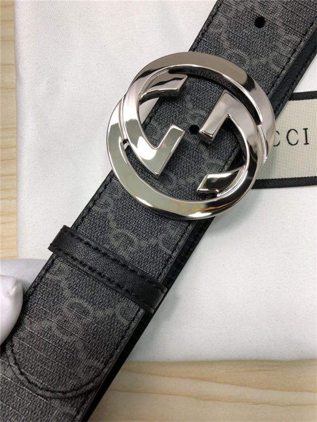 Gucci GG Supreme belt with G buckle 38mm High