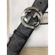 Gucci GG Supreme belt with G buckle 38mm High