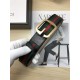 Gucci Web belt with G buckle Gold 38mm High