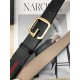 Gucci Web belt with G buckle Gold 38mm High