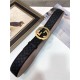 Gucci Signature belt with G buckle Gold 40mm High