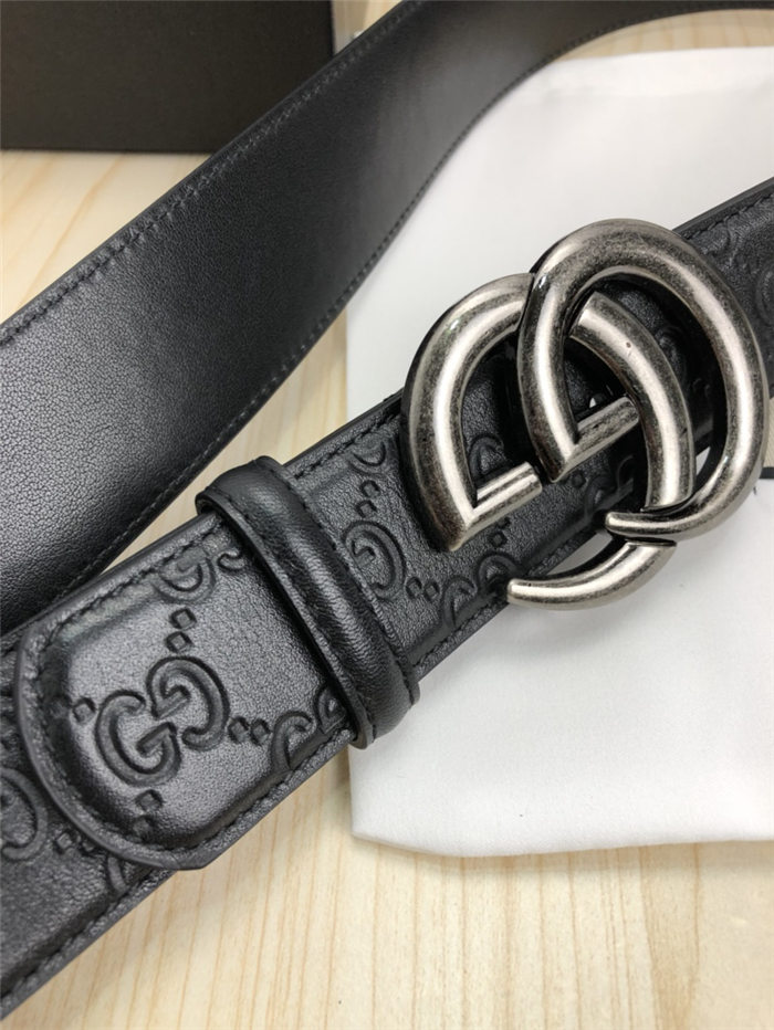 Gucci Signature belt with Double G buckle 38mm High