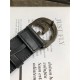 Gucci Leather belt with interlocking G buckle 38mm High