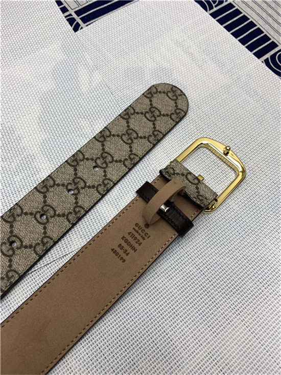 Gucci GG Supreme belt with G buckle 38mm High