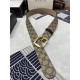 Gucci GG Supreme belt with G buckle 38mm High