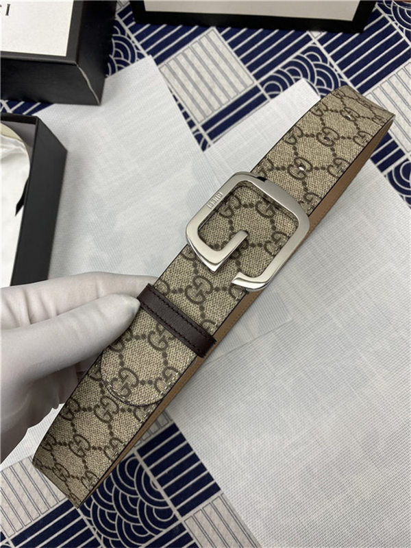 Gucci GG Supreme belt with G buckle 38mm High