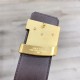 Louis Vuitton LV INITIALES 40MM BELT Damier Ebene High