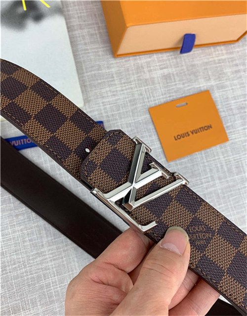 Louis Vuitton LV PYRAMIDE 40MM BELT Damier Ebene High