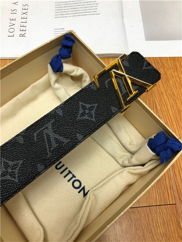 Louis Vuitton LV PYRAMIDE 40MM Reversible BELT Monogram Eclipse High