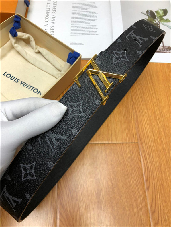 Louis Vuitton LV PYRAMIDE 40MM Reversible BELT Monogram Eclipse High