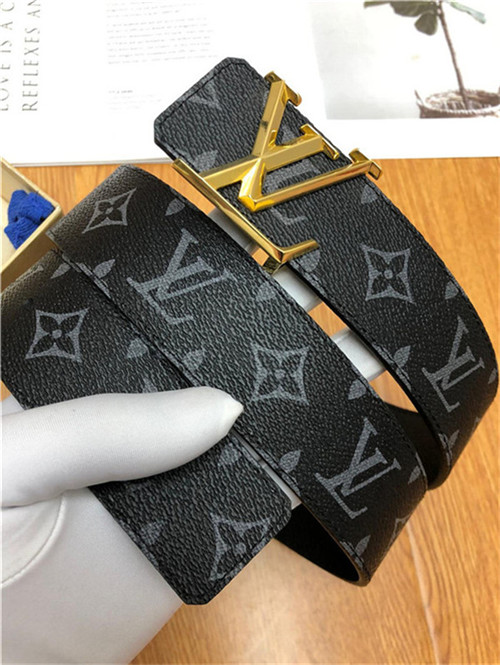 Louis Vuitton LV PYRAMIDE 40MM Reversible BELT Monogram Eclipse High