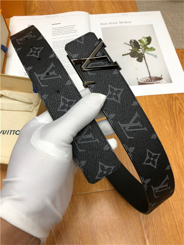 Louis Vuitton LV PYRAMIDE 40MM Reversible BELT Monogram Eclipse High