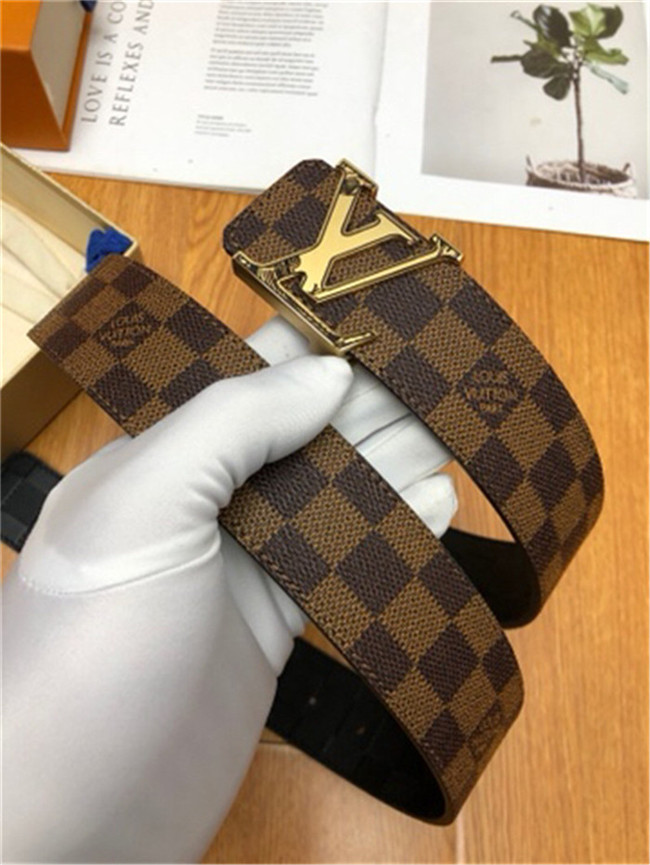 Louis Vuitton LV INITIALES 40MM BELT Damier Ebene High