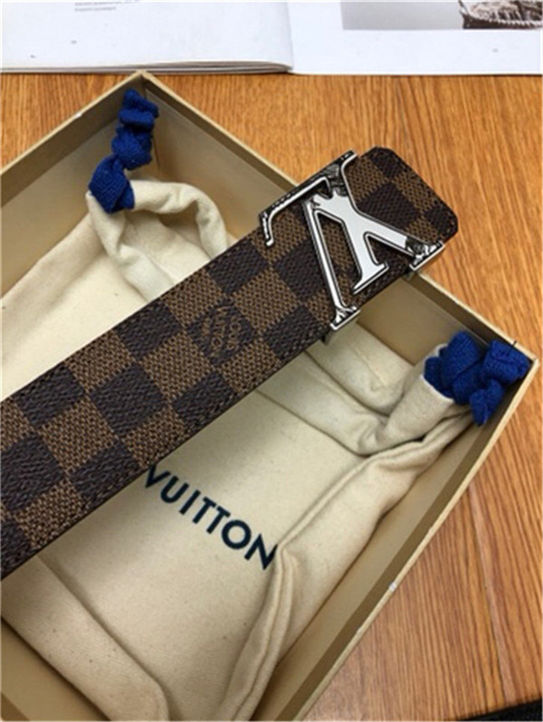 Louis Vuitton LV INITIALES 40MM BELT Damier Ebene High