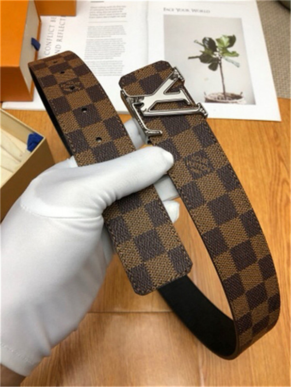 Louis Vuitton LV INITIALES 40MM BELT Damier Ebene High