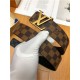 Louis Vuitton LV INITIALES 40MM BELT Damier Ebene Anti-Gold High