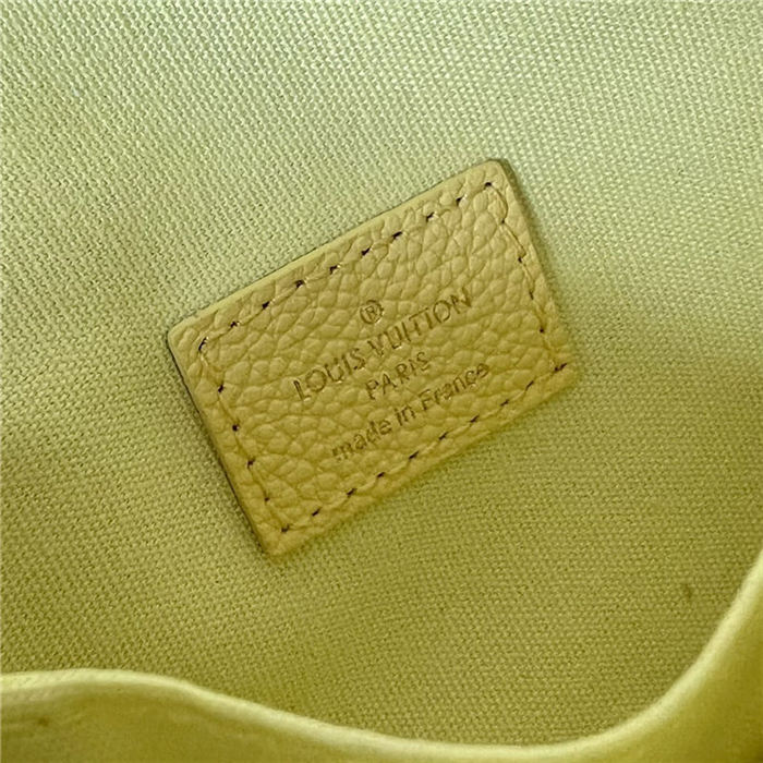 Louis Vuitton MICRO MÉTIS Bag Monogram Empreinte embossed supple grained cowhide leather Yellow M81407 High