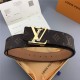 Louis Vuitton LV INITIALES 38MM BELT Epi Monogram High