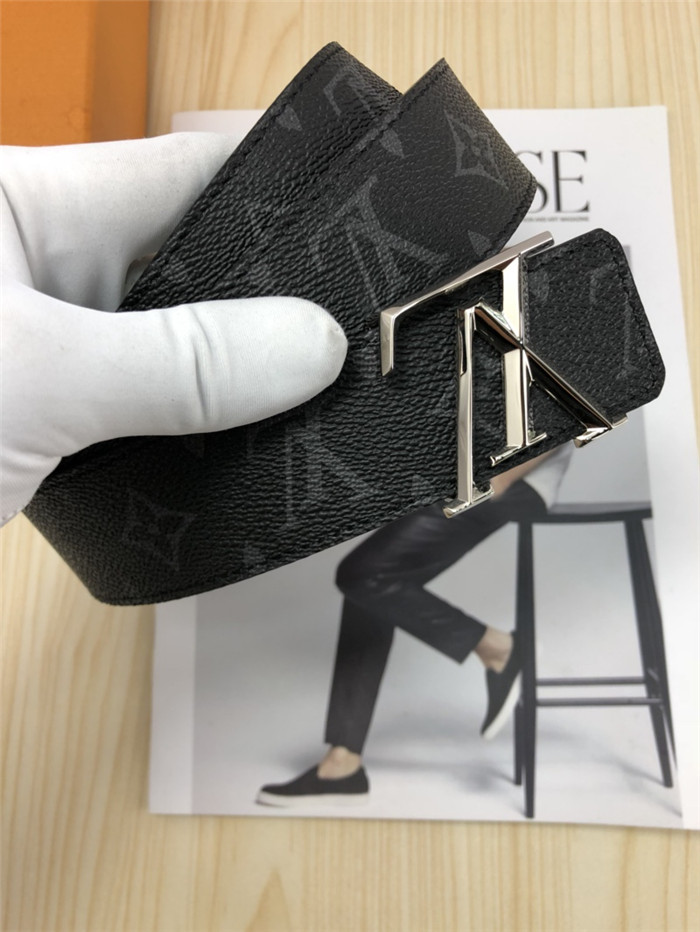 Louis Vuitton LV PYRAMIDE 40MM BELT Monogram Eclipse High