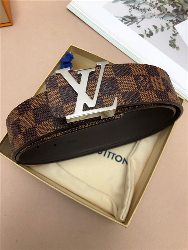 Louis Vuitton LV INITIALES 40MM BELT Damier Ebene High