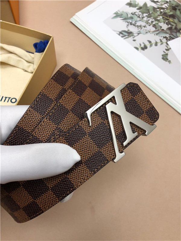 Louis Vuitton LV INITIALES 40MM BELT Damier Ebene High